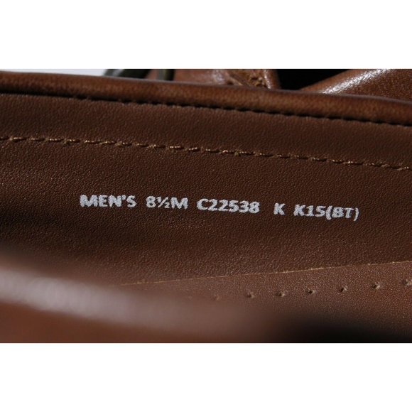 Cole Haan Men\'s Brown Leather Horse Bit Loafer 8.5